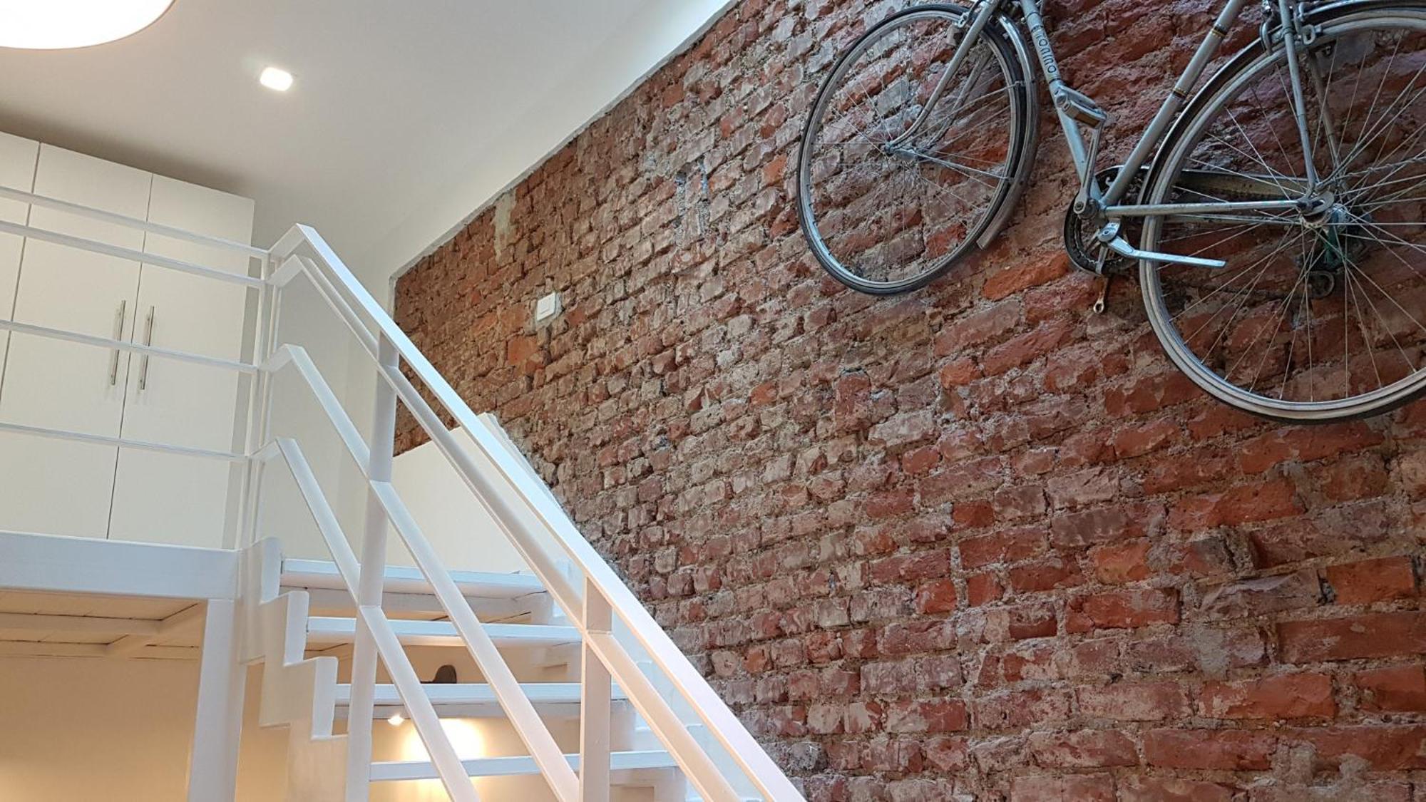 Bike-Loft Appartement Milaan Buitenkant foto